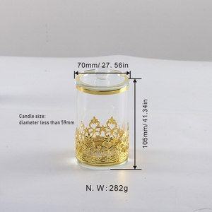 <span class=keywords><strong>Phnom</strong></span> <span class=keywords><strong>Penh</strong></span> pha lê thủy tinh Nến Cốc trang trí đám cưới và bàn tiệc trung tâm nến nến khác - Product Image 3
