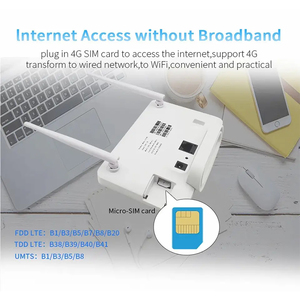 Dnext 4G CPE <span class=keywords><strong>Router</strong></span> không dây 4 ăng-ten Modem trong nhà khe cắm thẻ Sim Pin tường lửa WAN Port băng thông rộng hotspot 4G <span class=keywords><strong>router</strong></span> - Product Image 3