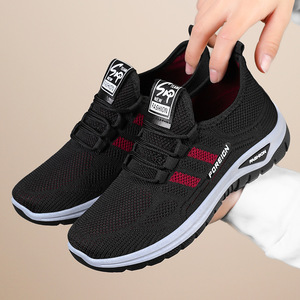 2025 Phụ Nữ Mới Của Đi Bộ Phong Cách Giày Giản Dị Trọng Lượng Nhẹ Giày Thể Thao Thoáng Khí Cho Mùa Hè Mùa Thu Không Trượt Đệm Duy Nhất Bán Buôn - Product Image 2