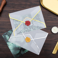Enveloppe en papier calque pour lettres d'amour et cartes postales de mariage