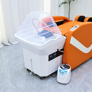 Lit <span class=keywords><strong>de</strong></span> lavage électrique portable avec circulation d'eau thermostatique et vapeur, certifié CE pour salon - Product Image 3