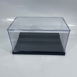 Hot Sale Custom Acrylic Eco Friendly <b>Model</b> Toy Hobby Display Box <b>Building</b> Blocks Mini Figures Animals Nature Theme for Home - Product Image 3