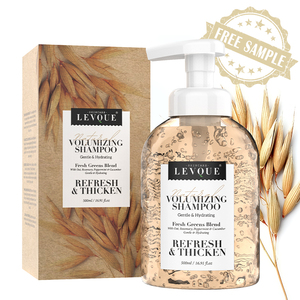Champú volumizador Natural <span class=keywords><strong>de</strong></span> etiqueta privada Aceite <span class=keywords><strong>de</strong></span> ricino Miel <span class=keywords><strong>Biotina</strong></span> Glicerina <span class=keywords><strong>Aloe</strong></span> <span class=keywords><strong>Vera</strong></span> Agente espesante suave Característica anticaspa - Product Image 1