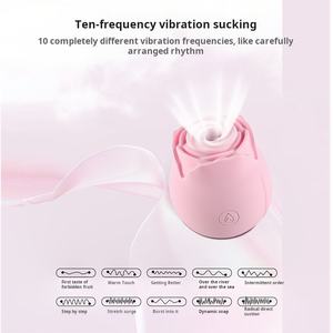 Однотонная встреча, счастливая Роза, прыгающие яйца, Женский массаж, сосание, мастурбатор, вибрация для взрослых, секс-игрушки оптом - Product Image 3