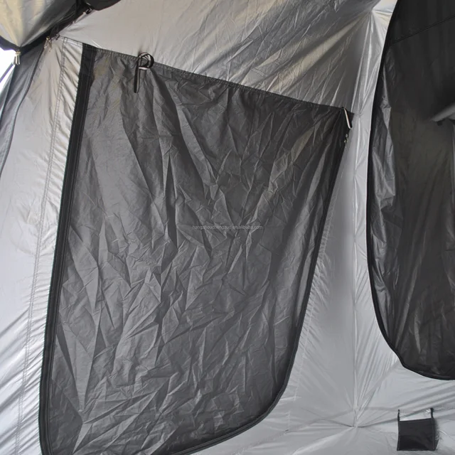 Wasserdichtes Dach-Auto-Sonnenschutz, Auto-Seitenmarkise,  Auto-Überdachung-Camper-Anhänger-Zelt für SUV Minivan  Schrägheck-Camping-Außenreise (Khaki