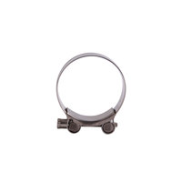 TheOne – Ensemble d'accessoires de serrage réglables en acier inoxydable pour flexibles, structure de serrage pivotante, électroplaqué blanc/jaune