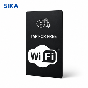 บัตรพีวีซี NFC กันน้ำ SIKA แบบไร้สัมผัส โปรแกรมได้ พร้อมคิวอาร์โค้ด สำหรับการชำระเงินในโรงแรม บัตรสมาชิก ไวไฟ 13.56MHz - Product Image 3