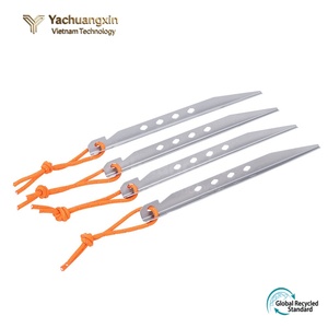YACHUANGXIN VIETNAM YCX-0912 Piquet de tente en aluminium en forme de V ultra léger de 165 mm pour le camping et l'extérieur - Product Image 6