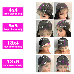 200密度高清巧克力棕色13x6波浪蕾丝假发巴西13x4蕾丝假发女式100%雷米人发假发 - Product Image 6