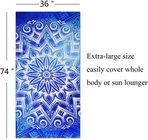 Best Selling <b>Promotional</b> Microfiber Beach <b>Towel</b> New Style Custom Reactive Printed Soft Beach <b>Towel</b> - Product Image 2