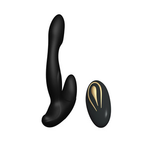 Plug anal en silicone pour homme à commande vocale avec double vibration et stimulation du point G, 100 % étanche, sans <span class=keywords><strong>lubrifiant</strong></span> inclus - Product Image 3