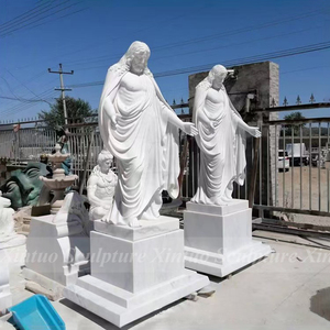 High Quality Marble Outdoor Garden Life Size Catholic Scared Heart Jesus Christ <b>Statues</b> Catholic Catholic <b>Statues</b> Catholi - Product Image 6