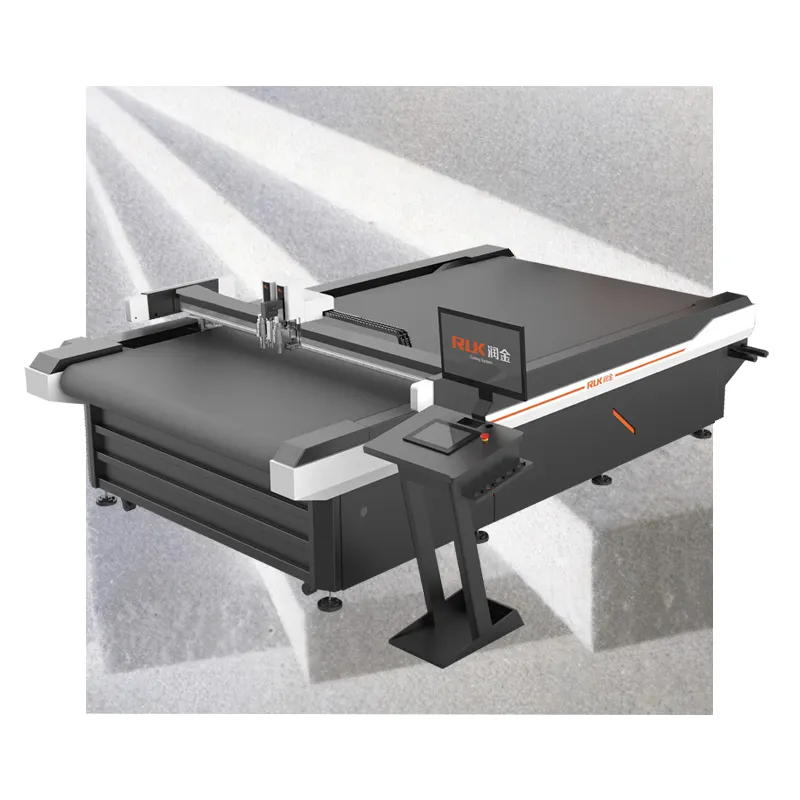 RUK sticker cutting plotter vinyl cutter flatbed oscillating cutting machine die automatic vinyl cutting machines