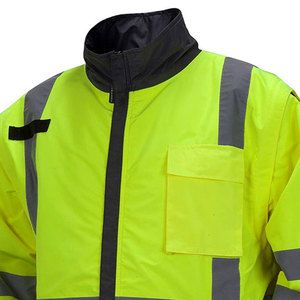Hi Vis Winter Workwear Chaquetas DE SEGURIDAD reflectantes Diseño personalizado Impermeable y transpirable Ligero para uso masculino - Product Image 4