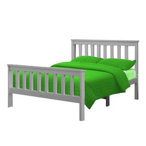 Khung giường gỗ rắn Bắc Âu ft <span class=keywords><strong>4ft</strong></span> 4ft6 khung giường gỗ rắn gỗ đơn nhỏ đôi thông OPT nệm - Product Image 5