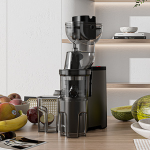 Exprimidor de Cilindro Recto Totalmente Automático de 500 ml, 10010 RPM, con Botón de Separación de Pulpa y Jugo, Control de Plástico para Uso Comercial - Product Image 1