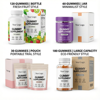 Gummies de créatine monohydrate en gros OEM sous marque privée, 5000mg, supplément énergétique pré-entraînement en forme d'oursons