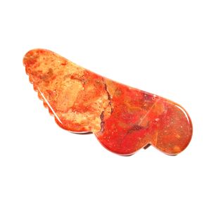 DIY a granel Mookaite jaspe facial guasha herramienta ala dentada buena para la salud guastone - Product Image 2