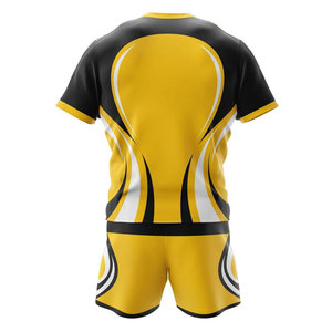 Ensemble Maillot et Short de Rugby Premium pour Hommes – Tissu Respirant Idéal pour l'Entraînement, les Matchs et les Sports d'Équipe – Vente en Gros - Product Image 5