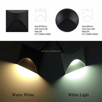 Lampe LED d'extérieur encastrée pour escalier, mur, marche, étanche, pour balcon, porche, allée, cour, éclairage nocturne extérieur