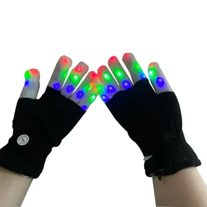 Custom Vinger Licht Up Mitten Party Laser Rgb Knipperlicht Led Handschoenen