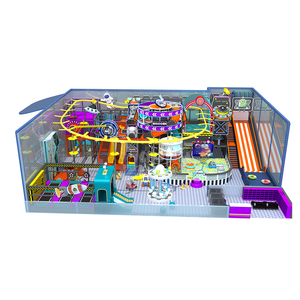 Équipement <span class=keywords><strong>de</strong></span> terrain <span class=keywords><strong>de</strong></span> jeux intérieur <span class=keywords><strong>de</strong></span> qualité commerciale, centre <span class=keywords><strong>de</strong></span> jeux pour enfants sur le thème <span class=keywords><strong>de</strong></span> l'espace avec trampoline, parcours <span class=keywords><strong>de</strong></span> cordes et toboggan en forme <span class=keywords><strong>de</strong></span> beignet - Product Image 5