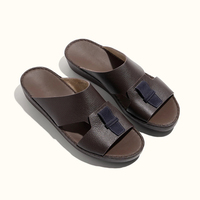 Sandales arabes personnalisées SHIKOL pour hommes, en cuir véritable de haute qualité, mules d'été, chaussures artisanales du Golfe, fabrication usine 2026