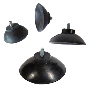 Copo de Sucção de Borracha Moldado Personalizado com Parafuso e Inlay Metálico, Base Antiderrapante, Resistente a Óleo e Combustível, Serviço de Corte Disponível - Product Image 1