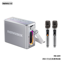 Altavoz Bluetooth Inalámbrico Portátil Remax Rb-M51 con Micrófonos Integrados, Chip DSP, Batería de Gran Capacidad de 12000 mAh