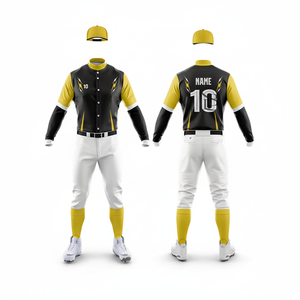 Uniforme de Béisbol Ligero y Transpirable de Secado Rápido, Suministro Directo de Fábrica, Uniforme de Béisbol 100% Poliéster para Hombre, Servicio OEM - Product Image 1