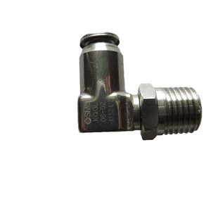 Raccord rapide en acier inoxydable Smc Kqgl06-02, fileté 1/4, pour tube de 6 mm, connecteur pneumatique pour air comprimé - Product Image 3