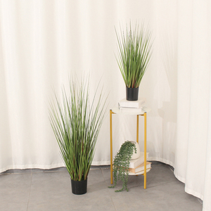 JWP408 Nouveau zèbre oignon herbe intérieur ou extérieur PVC plante artificielle décoration avec design nordique chaud - Product Image 2