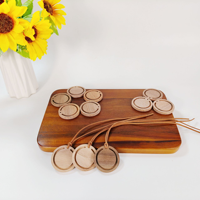 Diffuseur de parfum en bois de noyer naturel parfumé, pendentif diffuseur d'huiles essentielles, étiquette de diffusion suspendue, décoration d'intérieur parfumée