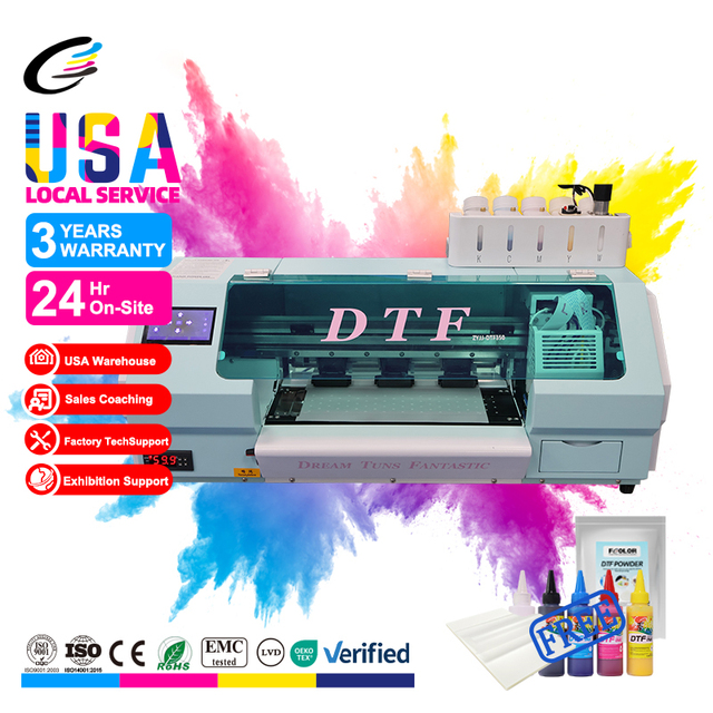 DTF Impresora Small Printer 1pcs Xp600 Direct to Film Printer 35CM DTF Printer A3 Heat Transfer Printing