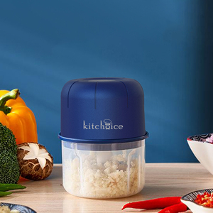 Mini picadora <span class=keywords><strong>de</strong></span> alimentos eléctrica <span class=keywords><strong>de</strong></span> cocina para carne y verduras, picadora <span class=keywords><strong>de</strong></span> <span class=keywords><strong>ajo</strong></span> <span class=keywords><strong>de</strong></span> plástico PP inalámbrica operada por USB - Product Image 2