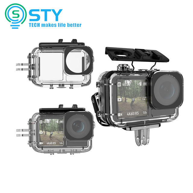 Waterproof Protective Cover Case Vertical Horizontal Diving Housing Mount Action Camera Accessories for DJI Osmo Action 3 4 5