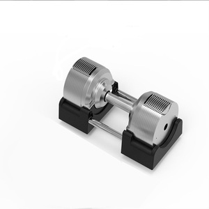 High Quality 41.5KG Adjustable Pure <b>Iron</b> <b>Dumbbells</b> 92LB/72LB/52LB Household Electroplating Gym Equipment - Product Image 6