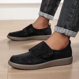 <span class=keywords><strong>Scarpe</strong></span> Casual da <span class=keywords><strong>Uomo</strong></span> Personalizzate con Logo, Mocassini con <span class=keywords><strong>Velcro</strong></span>, <span class=keywords><strong>Scarpe</strong></span> da Passeggio Minimaliste Retrò Urbane per Viaggi e Lavoro - Product Image 4