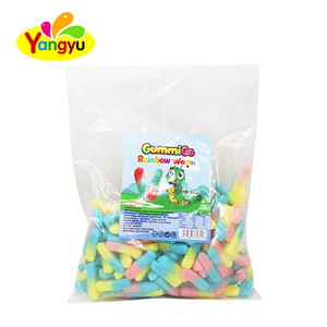 Gomitas Masticables Mini Worm con Recubrimiento de Azúcar, Sabor a Frutas Mixtas, de Moda - Product Image 4