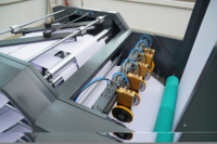 Machine à découper compacte A4 CHM-A4-2 avec moteur d'emballage, papier d'emballage, livraison gratuite en Algérie, max 13 rames/min