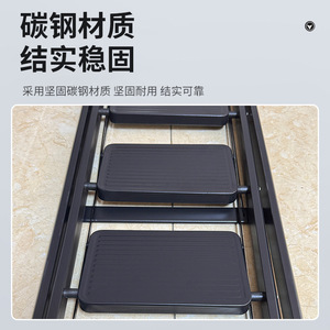 Échelle pliante Daru Metal Products à 4 marches, épaissie, pour usage domestique, stable, type A - Product Image 3