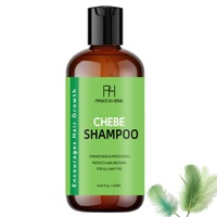 Shampoo à l'extrait de Chebe biologique 250 ml avec logo personnalisé, hydratant, renforce les racines des cheveux, produit de lavage quotidien pour les cheveux