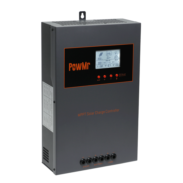 PowMr China Factory 100A 12/24/48V DC Solar Controller Automatically Identifying MPPT Solar Charge Controller