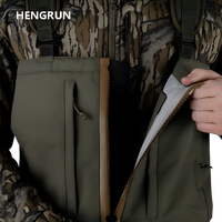 Waders de pêche à la mouche pour hommes en tissu respirant OEM/ODM, 4-5 couches imperméables avec bottes en caoutchouc, waders de poitrine