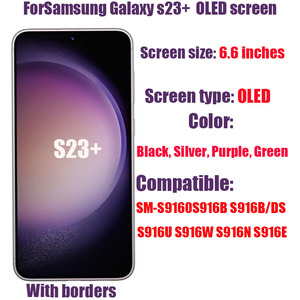 Para <span class=keywords><strong>Samsung</strong></span> S23 + S23 Ultra 5G pantalla táctil digitalizador montaje alto 6,6 \ "6,78 \" OLED <span class=keywords><strong>SM</strong></span>-S918B/DS S918U teléfono móvil LCDs - Product Image 3