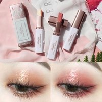 Vente en gros de fard à paupières bicolore dégradé de velours bâton de fard à paupières marque privée imperméable à l'eau stylo fard à paupières couleur mate maquillage