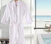 Peignoir de bain de luxe pour hôtel et spa, en coton gaufré léger, séchage rapide, doux pour la peau