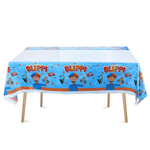 Decoración de fiesta de cumpleaños temática Blippiing, vajilla desechable para fiesta, vasos, platos, globos para niños, suministros para fiesta de bienvenida al bebé - Product Image 6