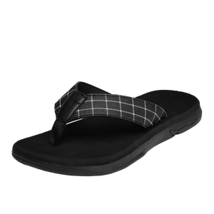 Tongs d'extérieur pour hommes, tendance estivale, style vintage, à carreaux, souples, antidérapantes, respirantes, vente en gros, <span class=keywords><strong>pas</strong></span> chères - Product Image 2