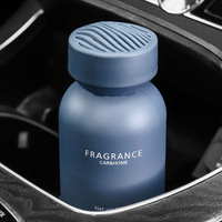 Vente en gros 2025 de désodorisants de voiture en verre Diffuseurs d'évaporation naturelle Design moderne pour voiture et usage domestique Cadeau de parfum de voiture